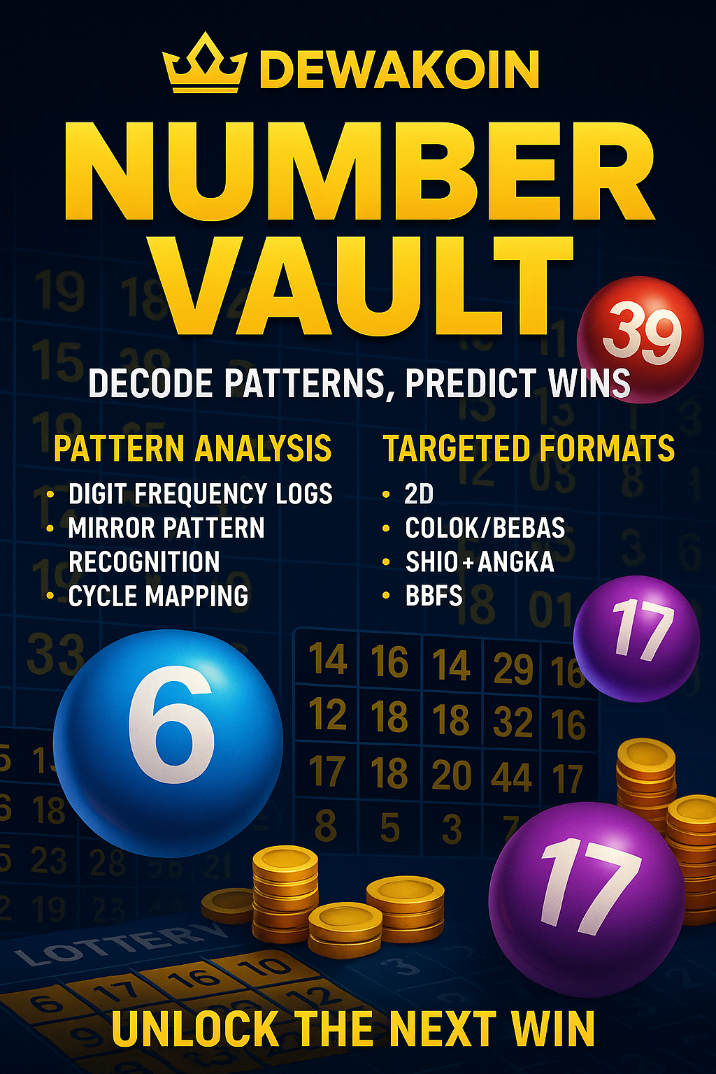 Dewakoin Number Vault: Decode Patterns, Predict Wins