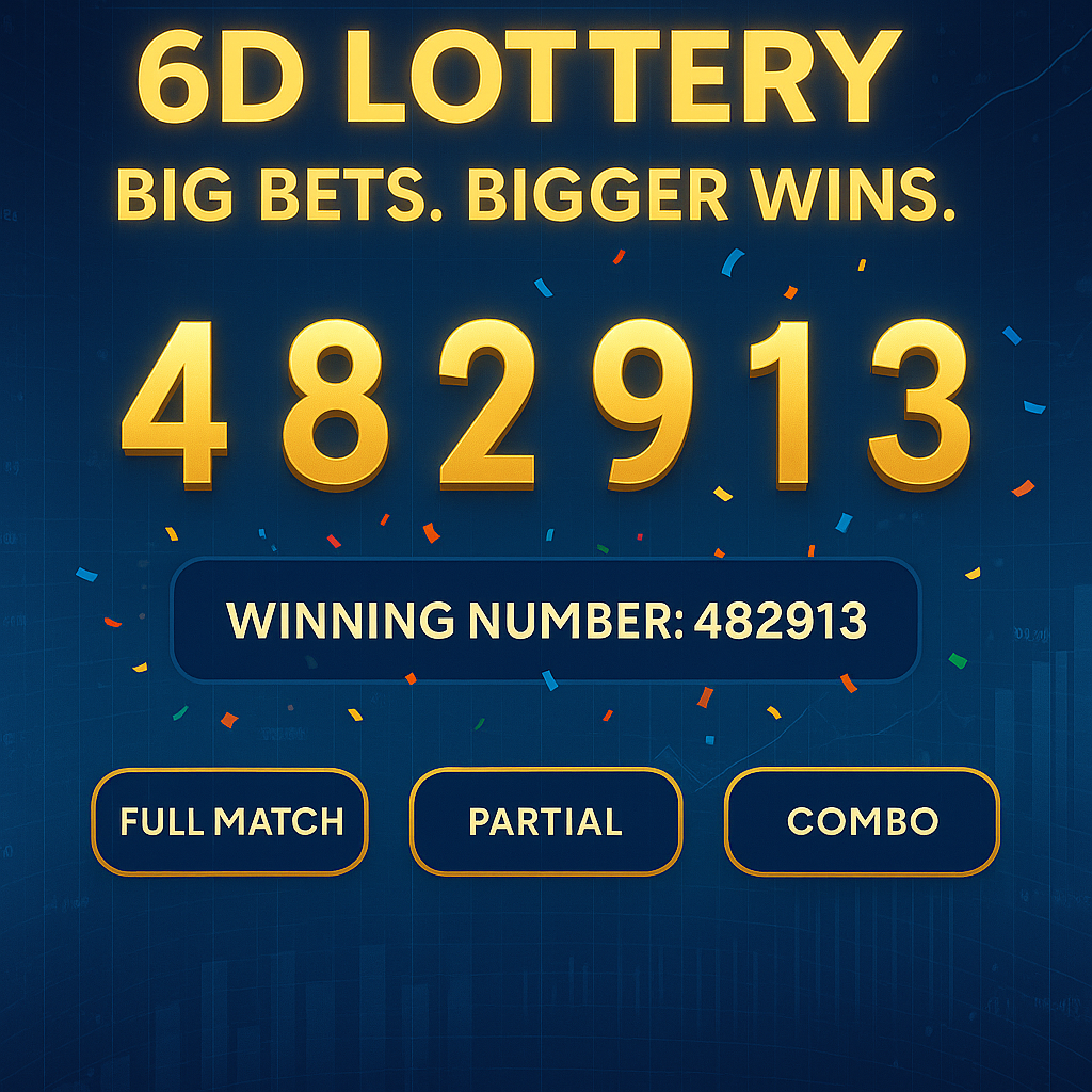 6D Lottery at Dewakoin: Six Digits, One Shot, Life-Changing Wins