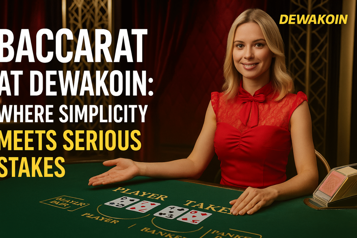 Baccarat at Dewakoin: Where Simplicity Meets Serious Stakes