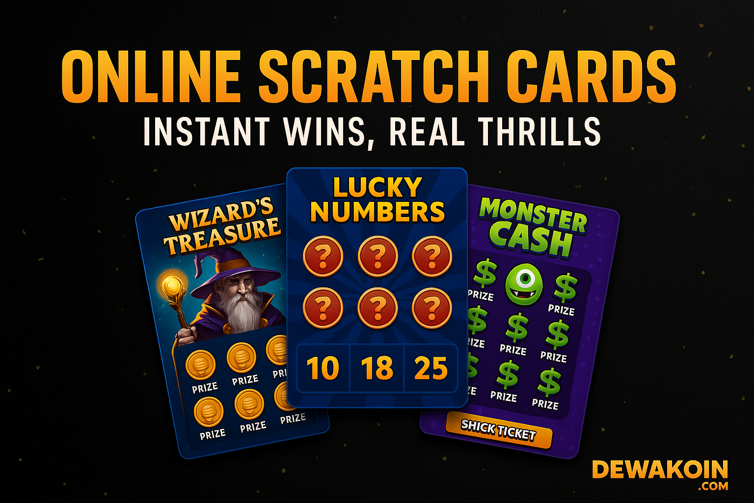 Online Scratch Cards at Dewakoin: Instant Wins, Real Thrills