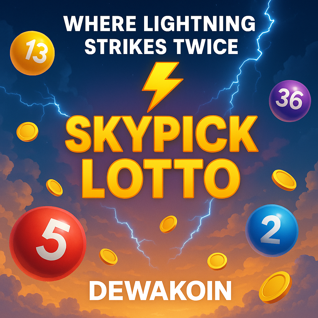 SkyPick Lotto: Where Lightning Strikes Twice at Dewakoin