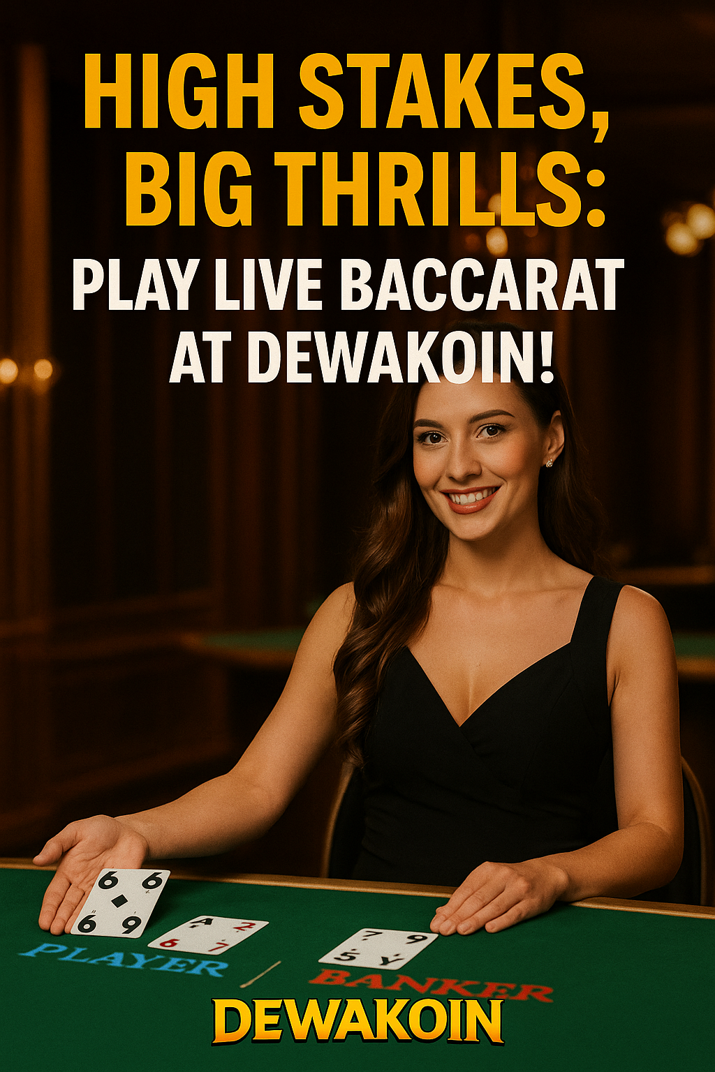 High Stakes, Big Thrills: Play Live Baccarat at Dewakoin!