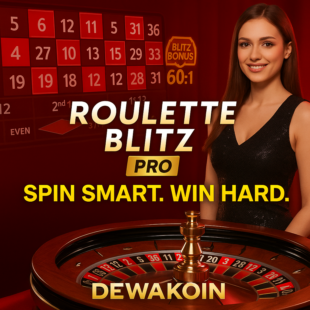 Roulette Blitz Pro: Spin Smart. Win Hard. Only at Dewakoin.