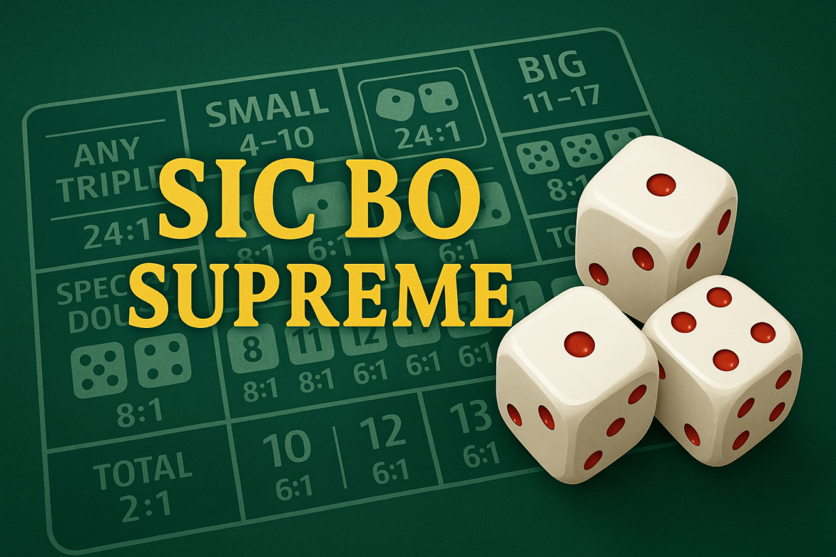 Sic Bo Supreme: Discover the Secrets of the Ancient Dice Game
