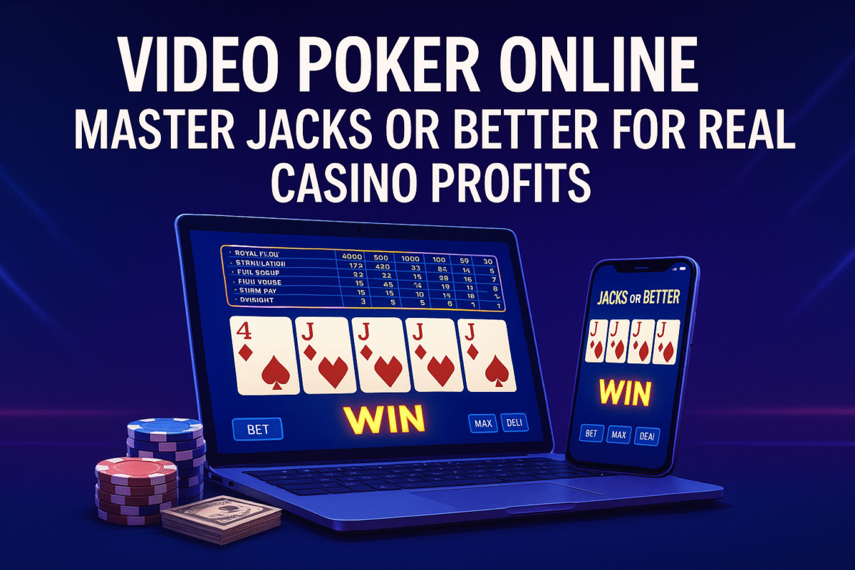 Video Poker Online: Master Jacks or Better for Real Casino Profits